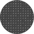 thumbnail image 1 of Ahgly Company Machine Washable Indoor Round Transitional Charcoal Black Area Rugs, 3' Round, 1 of 7