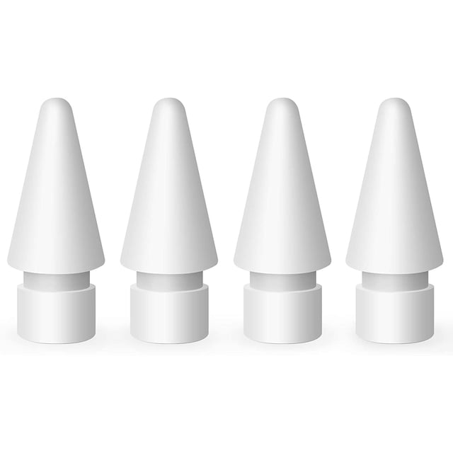 Replacement Tips for Apple Pencil 4 Pack - High Sensitivity Apple Pencil Nibs Compatible with Apple Pencil 1st & 2nd Generation - White