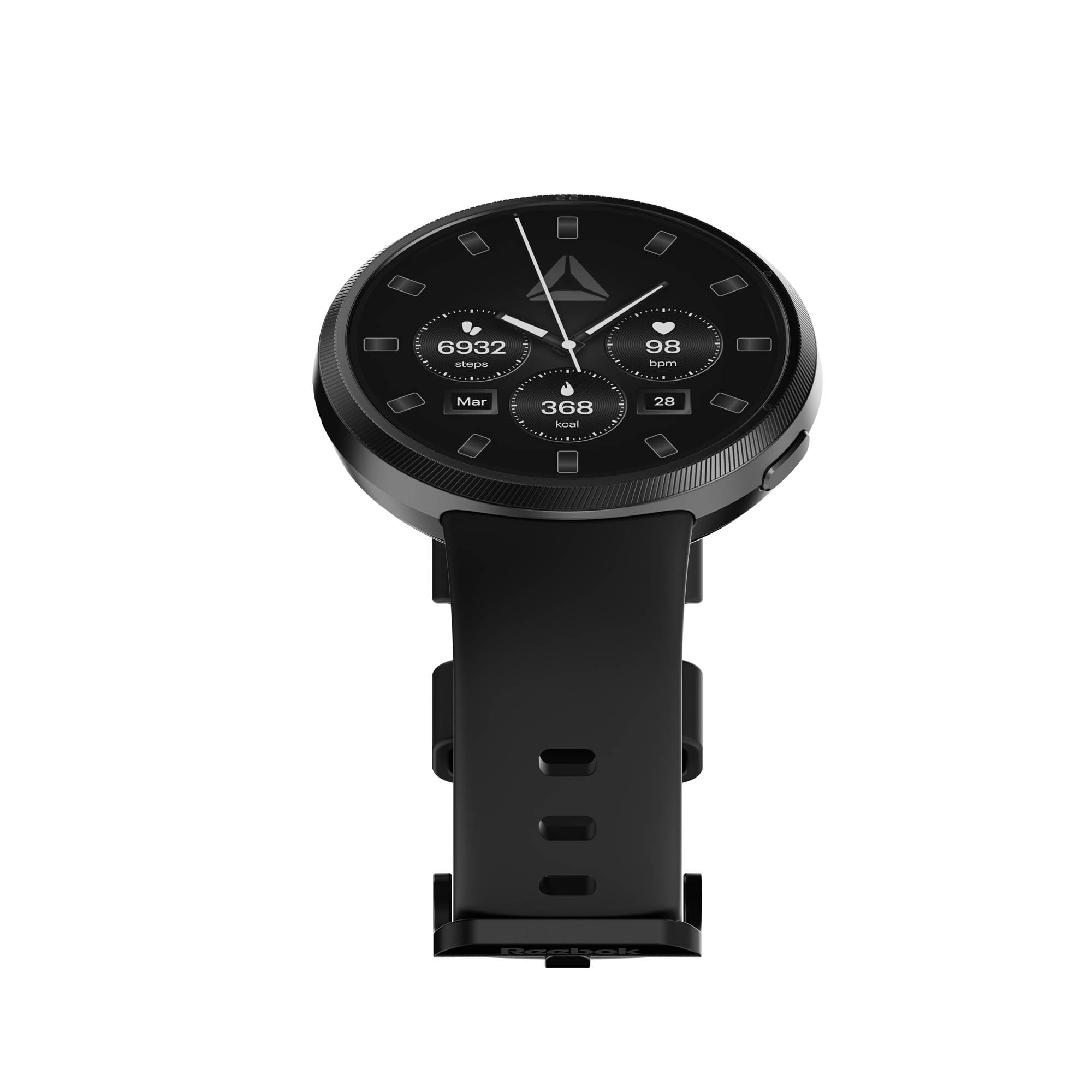 Reebok Stride DELTA Fitness Tracker Smartwatch for Men & Women, Bluetooth Calling, Heart Rate & SpO2 Monitor, 1.43” AMOLED Display, 80+ Sports Modes,10-Day Battery, IP68 Water Resistant, Android & iOS