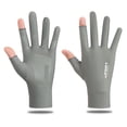 thumbnail image 2 of Summer Protection Gloves, Non Slip Touchscreen Gloves for Men Women Breathable Gloves for Driving Cycle Riding Climbing Golfing Workout, 2 of 7