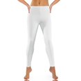 thumbnail image 4 of Workout  Fashion Casual Solid Color Ribbed Seamless Workout High Waist Athletic Pants Soft Comfy Elastic Compression Yoga Leggings, 4 of 5