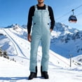 thumbnail image 2 of Sentmoon Insulated Pants for Men Ski Pants Soft and Cozy Men's Snow Ski Overalls Windproof Insulated Romper Snowpants for Waterproof and Breathable Protection L, 2 of 9
