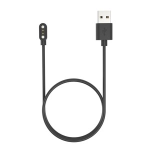 Bamboohart 1 M USB Câble de recharge magnétique Chargeur de remplacement Adaptateur Cordon de charge 5V 1A Accessoires de câble de recharge pour Haylou GS LS09A Montre intelligente
