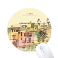thumbnail image 1 of Tapis de Souris Peinture Ville Colorée France Confortable Jeu Bureau, 1 of 2