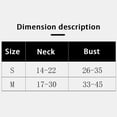 thumbnail image 4 of Harnais pour Chien de Petite Taille, Collier Ajustable en Cristal Pailleté pour Chiot, Chat, Harnais pour Chien avec Sangle de Poitrine, 4 of 4