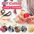 thumbnail image 3 of 8PCS Cotton Fabric Creative Pattern-Printing Craft Fabric DIY Sewing Fabric, 3 of 5