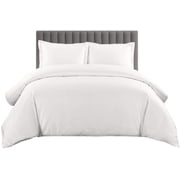 700 TC 100% Egyptian Cotton Duvet Cover Zipper Closur Ultra Soft Durable and Fade Resistant Solid Pattern