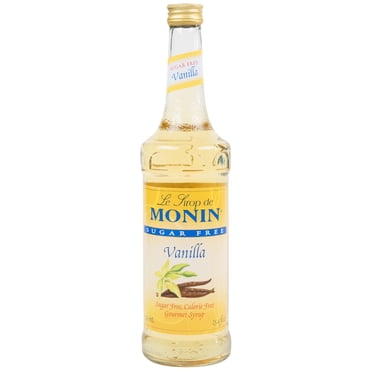 Monin 750 ml Sirop Aromatisant à la Vanille Sans Sucre