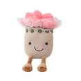 thumbnail image 2 of Poupée Jouet en Pot Rose Simulation Poupée Décoration Intérieure Poupée Jouets en Peluche Doux pour Garçons Filles, 2 of 8