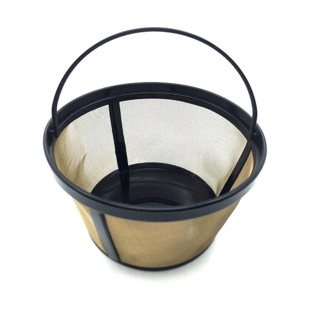 Reusable Coffee Filters Stainless Steel Coffee Filter - 8-12 Cup Basket Reusable Metal Filter for Mainstream Coffee Maker and Independent Use Coffee Filters 8-12 Cup