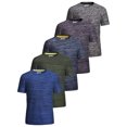 thumbnail image 1 of SPXTREME [5 Pack] Men’s Dry-Fit Activewear Crewneck T Shirts Running Gym Workout Quick Dry Tee Top, 1 of 1