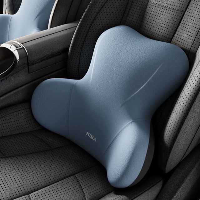 Tunhigl Automotive Headrest Lumbar Foam Lumbar Support Lumbar Cushion Neck Universal Backrest Car Support Driving Cushion