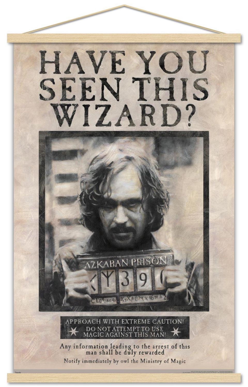 Le monde des sorciers: Harry Potter - Sirius Black Wanted Poster