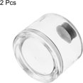 thumbnail image 3 of HARFINGTON 2pcs 200ml/6.8oz Empty Glass Diffuser Bottle 3.2" x 3.3" Refillable Fragrance Accessories Aromatherapy Jar Container for Replacement Reed Diffuser DIY Home Bathroom Transparent, 3 of 6