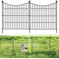 thumbnail image 1 of Panels Decorative Garden Fence with Gate Dog Fence Outdoor for Yard Animal Barrier Fence No Dig Rustproof Metal Garden Edging Fence and Borders Temporary Fenc, 1 of 6