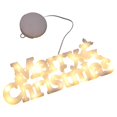 thumbnail image 1 of GUOOL Creative Plastic Merry Christmas Letter Light Xmas LED Light Ornament Lights for White, 1 of 8