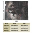 thumbnail image 3 of Flannel Light Weight Blankets Quilts Air conditioning Blankets Vertical Punisher, 3 of 6