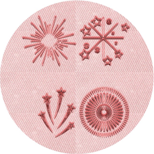 Ahgly Tapis Rond Lavable en Machine Intérieur Transitionnel Rouge Pastel Rose, 4 Pieds Rond