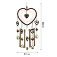 thumbnail image 3 of WJSXC Carillon à Vent en Forme de Cœur pour l'Extérieur, Grand Carillon à Vent Attrape-Rêves pour l'Extérieur, 3 of 5