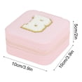 thumbnail image 3 of TopLLC 26 Letters Earring Jewelry Display Storage Box Case Organizer Flannel Tray Holder Gift on Clearance, 3 of 3