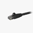 thumbnail image 1 of StarTech Cat6 Patch Cable – 14 ft – Black Ethernet Cable – Snagless RJ45 Cable – Ethernet Cord – Cat 6 Cable – 14ft, 1 of 2