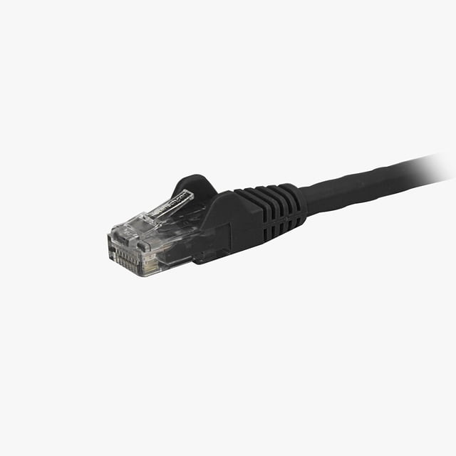 StarTech Cat6 Patch Cable – 14 ft – Black Ethernet Cable – Snagless RJ45 Cable – Ethernet Cord – Cat 6 Cable – 14ft
