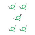 thumbnail image 2 of Decodeary High-strength Cargo Strap - Reliable And Abrasion-resistant For Securing Valuables Durable Luggage green 120cm 5Set, 2 of 6