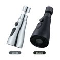 thumbnail image 3 of Mistaha 3 Functions Spray Head 360掳Swivel Faucet Spayer Head G1/2 Water-saving Sink Aerator for Kitchen Faucet Replacement Spray Head Polished Finished, 3 of 8