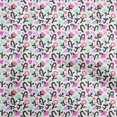 thumbnail image 1 of oneOone Rayon White Fabric Kids Floral Sewing Craft Projects Fabric Prints By Yard 56 Inch Wide, 1 of 4