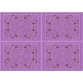 thumbnail image 1 of Ahgly Company Tapis d'Intérieur Lavables en Machine pour la Zone Violette d'Orchidée de Transition, 5' x 7', 1 of 7
