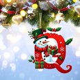 thumbnail image 4 of Matoen12 26 Letters Christmas Tree Decoration Pendant Christmas Tree Ornaments Personalized DIY Christmas Ornaments Christmas Decoration Xmas Tree Hanging Decor Feature, 4 of 4