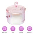 thumbnail image 3 of CUITING Glass Saucepan Food Cooking Pots with Lids Pans Stove Pink, 3 of 6