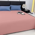 thumbnail image 4 of TOUMENY Solid Color Bed Sheets, Ultra Soft Washable Polyester Fabric, Fitted Sheet for Queen Size Mattress 180x230cm, 4 of 6