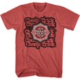 thumbnail image 1 of Cheap Trick Rêve Police Tournée Rouge Chiné Adulte T-Shirt Avant/arrière Tee, 1 of 3