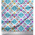 thumbnail image 1 of Soimoi Cotton Poplin Fabric Aztec Geometric Decor Fabric Printed Yard 42 Inch Wide, 1 of 3