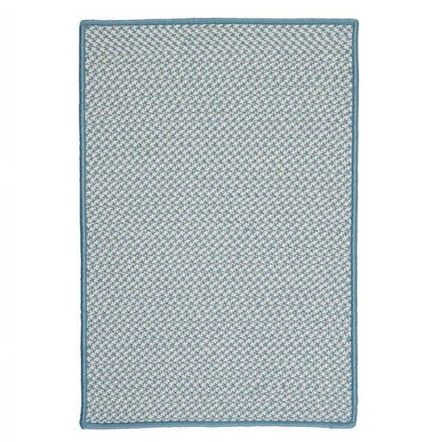 Colonial Mills TT56R035X054S 35 x 54 in. Houndstooth Doormats, Sea Blue