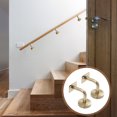 thumbnail image 2 of KAKOWELY Handrail Bracket 2pcs Handrail Wall Mounted Brackets Support Practical Handrail Holder Bracket2.76"X1.97"X1.97", 2 of 4