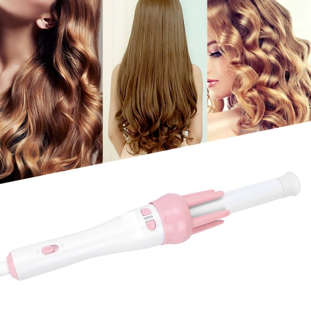 Hair Styling Curling Iron, Professional Ceramic Curling Iron Automatic 360 Degree Rotating Hair Curler for Long Hair Electric Curling Wand Ideal for Beginner, 110-240V