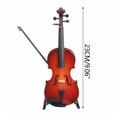 thumbnail image 2 of Chmadoxn Home Decor, Room Decor, Wall Decor Mini Musical Instrument Violin Model Ornaments Musical Instrument Model Training School Teacher Graduation Gift the violin, 2 of 8