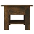 thumbnail image 3 of vidaXL Coffee Table Smoked Oak 55x55x42 cm Engineered Wood, 3 of 4