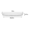 thumbnail image 3 of Plateaux Transparents pour Pots de Plantes, Lot de 5, Soucoupes Légères pour Récipient Intérieur Extérieur, Jardinage, Drainage, 3 of 6