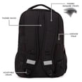 thumbnail image 4 of Sac à Dos Scolaire Noir CANADA avec Compartiment pour Ordinateur, 4 of 9