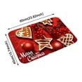 thumbnail image 3 of EGNMCR Outdoor Rug Bathroom Rugs Rugs for Living Room 1pc Merry Christmas Welcome Doormats Indoor Home Carpets Decor 40x60CM The carpet, 3 of 3