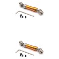 thumbnail image 1 of QualitChoice Rear Drive Shaft 1:12 Crawler Parts Replacement for Wltoys 12423 12428 12429 Gold 2Set, 1 of 6