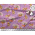 thumbnail image 2 of Soimoi Rayon Fabric Tree,Floral & Deer Animal Print Fabric by The Yard 56 Inch Wide, 2 of 3