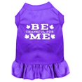 thumbnail image 1 of Be Thankful For Me Screen Print Dress Purple Xxxl (20), 1 of 1