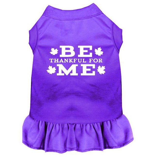 Be Thankful For Me Screen Print Dress Purple Xxxl (20)