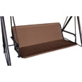 thumbnail image 1 of CUITING Housse de Siège de Balançoire de Patio J&C de Remplacement 600D Housse de Coussin de Balançoire Robuste Support de Siège de Balançoire d'Extérieur Imperméable Résistante à la Décoloration pour Balançoire 3 Places Housses de Balançoire Durables pour Cadre (63x22x, 1 of 7
