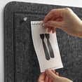 thumbnail image 3 of Large Bulletin Board Large Cork Board Alternative for Wall x es Felt Board Foldable Notice Board Pin Board Vision Board, 3 of 6