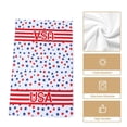 thumbnail image 4 of Independence Day Polyester Platter Towel Kitchen Rag Red White Blue Design, Kitchen Table Cover, Patriotic Decor, Durable Cleaning Cloth, Festive Event, Holiday Gathering, Washable Fabric,, 4 of 5